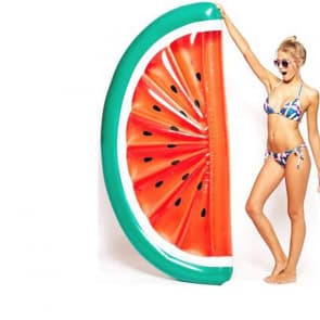 Swimline Watermelon Slice Island Inflatable Raft 152cm
