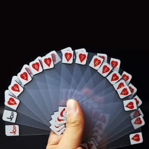 Clear Transparent Magic Playing Cards Waterproof Plastic