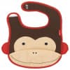 Skip Hop Zoo Tuck-Away Baby Bib Monkey