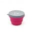 M Square Collapsible Food Grade Silicone Bowl With Lid