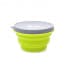 M Square Collapsible Food Grade Silicone Bowl With Lid