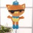 Octonauts Octoplush Plush Kwazii Kitten 50cm
