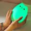 GLIME Children Kids Night Light LED Cat Silicone Toy Nightlight for Baby Nursery Bedrooms 8 Colors