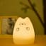 GLIME Children Kids Night Light LED Cat Silicone Toy Nightlight for Baby Nursery Bedrooms 8 Colors