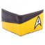 Star Trek Wallet Command Badge Patch Bi-Fold Wallet (Yellow)