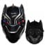 Kids Black Panther Half Helmet Light Up