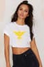 Sexy Pokemon Yellow Team Small Tee White T-Shirt