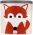 3 Sprouts Canvas Storage Bin Fox