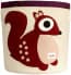 3 Sprouts Canvas Storage Bin Squirrel