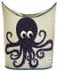 3 Sprouts Canvas Storage Laundry Hamper Octopus