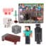 Minecraft Overworld Comic Maker Figure Pack, Steve With Enderman Ghast