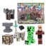 Minecraft Overworld Comic Maker Figure Pack, Steve With Creeper Wolf
