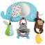 Skip Hop Alphabet Zoo Stroller Bar Toys Elephant Mirror