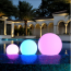 LED Color Changing Waterproof Cordless Outdoor Light Ball