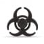 BioHazard Shape Fidget Spinner