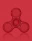 Red Poker Chip Fidget Spinner