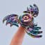 Amilife EDC Rainbow Bat Wings Fidget Spinner