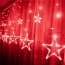 Star Shape LED Christmas Lights 2 Meteres 6.5 Feet - 12 Stars
