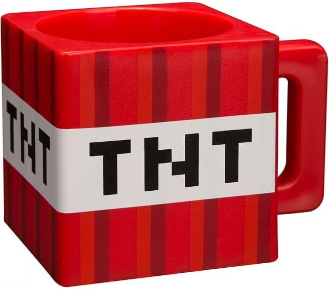 Jinx Minecraft Tnt Block Square Plastic Mug Toy Game Shop