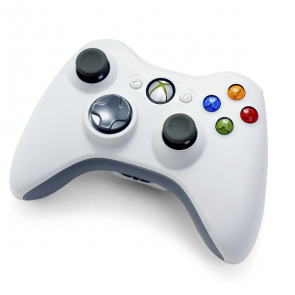 Microsoft Wireless Controller - Xbox 360 - Bílo-Nsf-00001