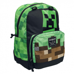 Minecraft Creeper Backpack Multicolor 17" Rucksack