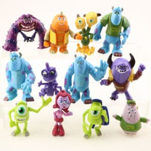 Monsters Inc Deluxe Figures Set of 12 Figures