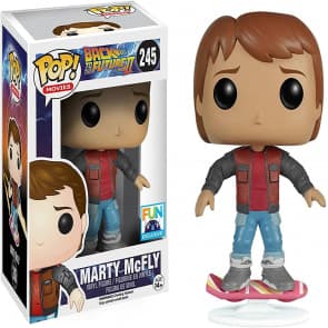Funko Pop Back To The Future 2 Marty McFly On Hoverboard Exclusive Vinyl Figure