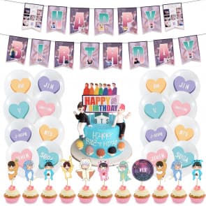 BTS Birthday Party Decoration Mega Pack Theme