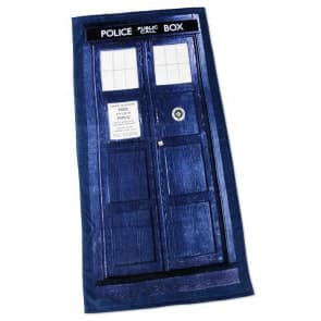 Giant Beach Towel Tardis Police Box Doctor Who