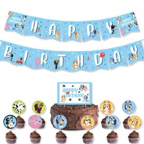 Bluey and Friends Birthday Party Decoration Mega Pack Theme