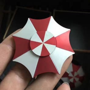 ECUBEE Hand Spinner Red Umbrella Fidget Spinner