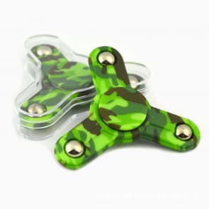 Y Shaped Ball Bearing Metal Fidget Spinner Green Camo
