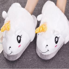 Unicorn Lamb Big Slippers