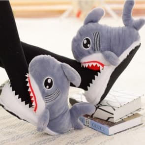 Big Shark Eating Feet Slippers