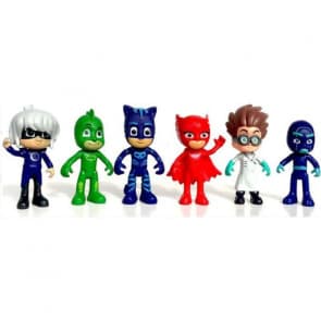 PJ Masks Collectible Figures Set - 6 pc