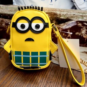 PU Leather Minion Handbag Purse