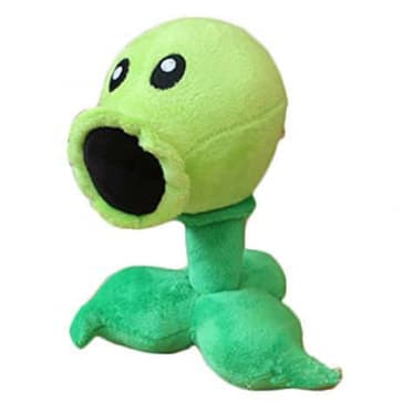 Plants vs Zombies Plush Toy Peashooter 17cm | Toy Game Shop