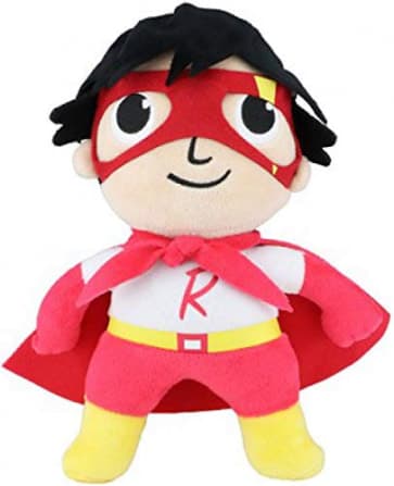 Ryan's World Red Titan Cape Plush 9 Inches | Toy Game Shop