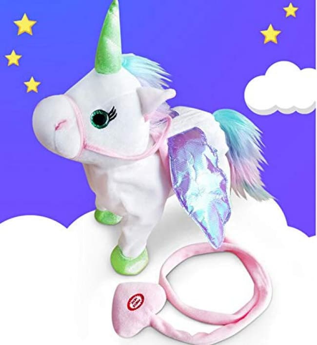 Walking Unicorn With Leash Interactive Toy | Toy Game Shop