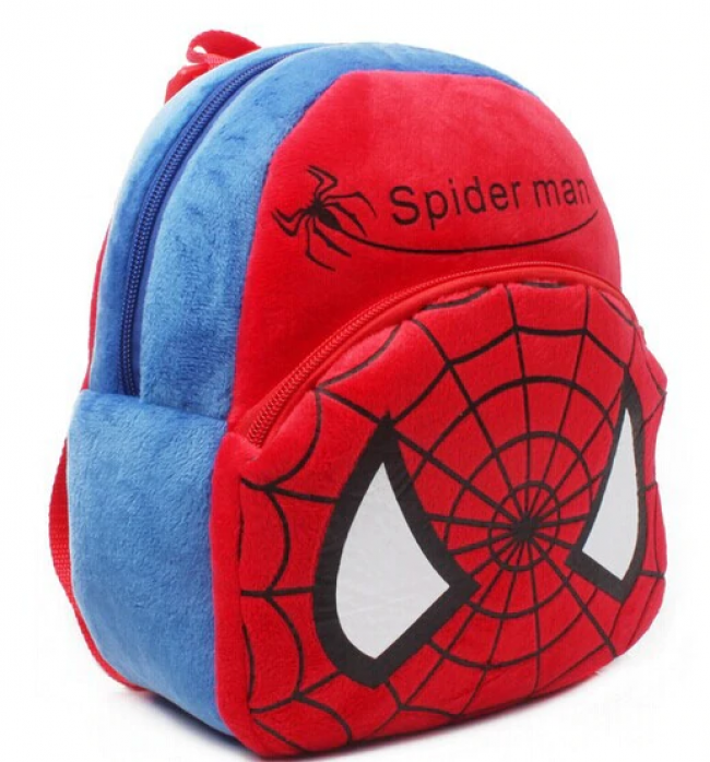 Spiderman Soft Small Backpack Schoolbag Rucksack Toy Game Shop