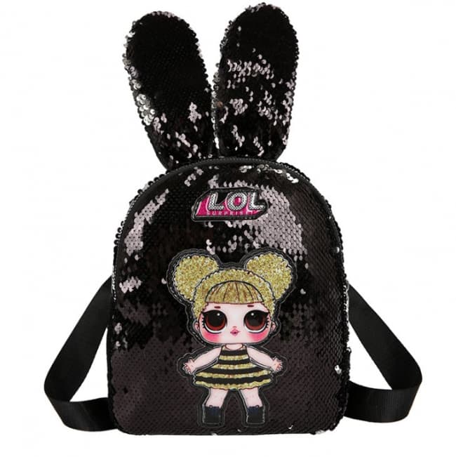 LOL Surprise Queen Bee Rabbit Ears Backpack Rucksack Schoolbag Toy
