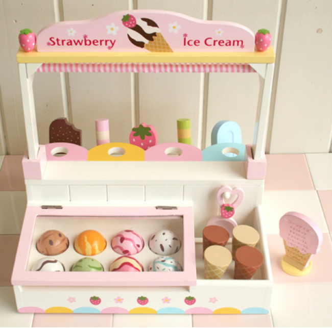 Mother Garden Handmade Wooden Pretend Play Toy--Ice Cream ...