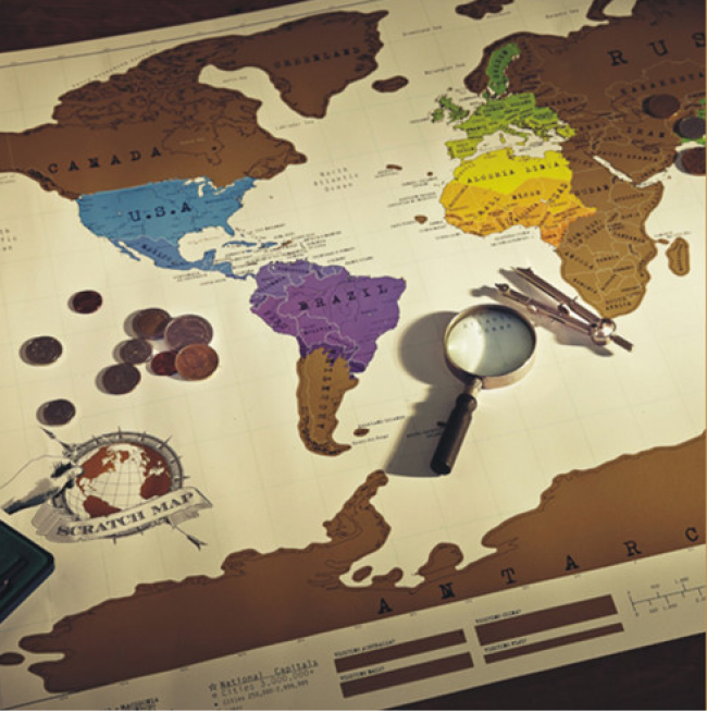 Scratch World Map | Toy Game Shop