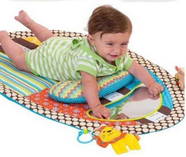 Sozzy Multifunctional Baby Tummy Time Play Mat Educational & Learning ...