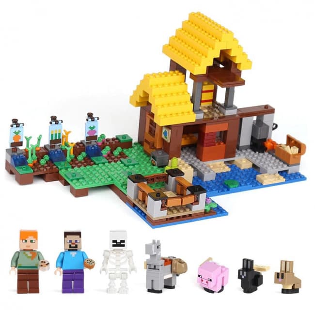Minecraft The Farm Cottage Building Kit Toy Game Shop