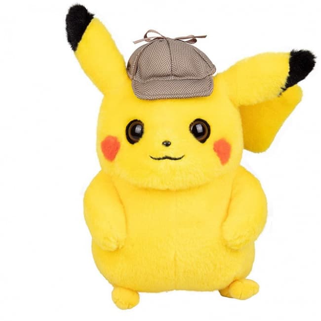 detective pikachu plush realistic