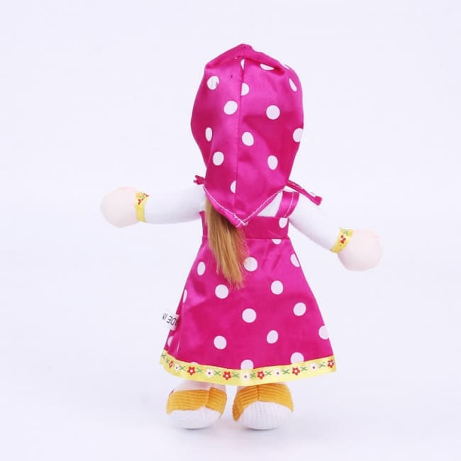 Masha and The Bear Soft Plush Doll 28cm | Toy Game Shop
