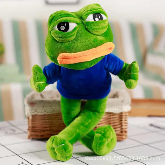 Pepe The Frog Plush 45cm | Toy Game Shop