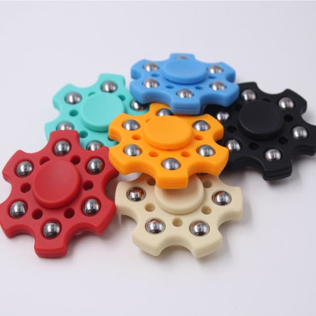 6 Side Ball Bearing Fidget Spinner Toy Game Shop