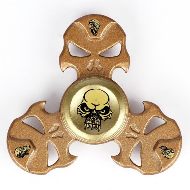 Supology Skull Shaped Fidget Spinner Toy Game Shop